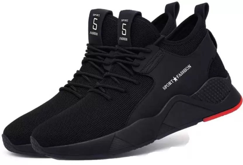 Trendy & Stylish Running Shoes For Men  (Black)
